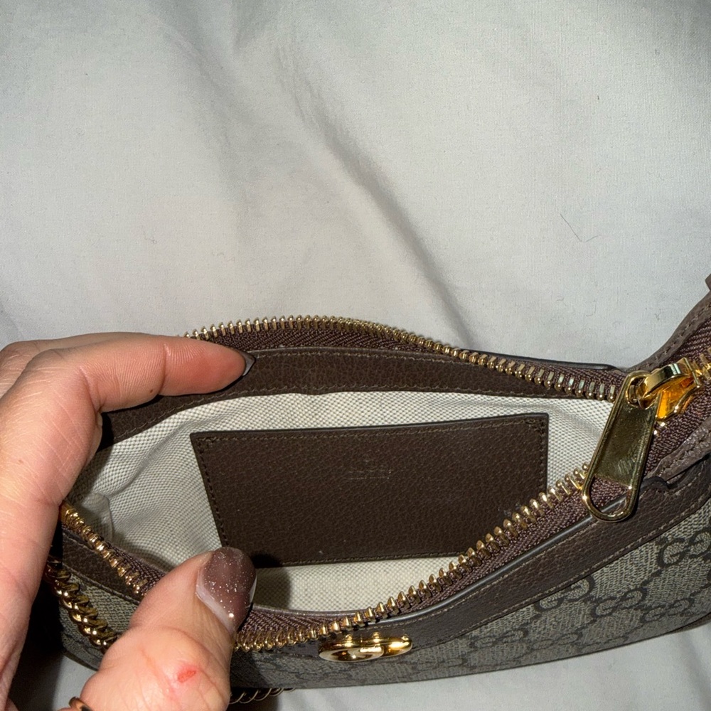 Gucci Ophidia Mini Bag - Brown and Gold - Picture 6 of 8
